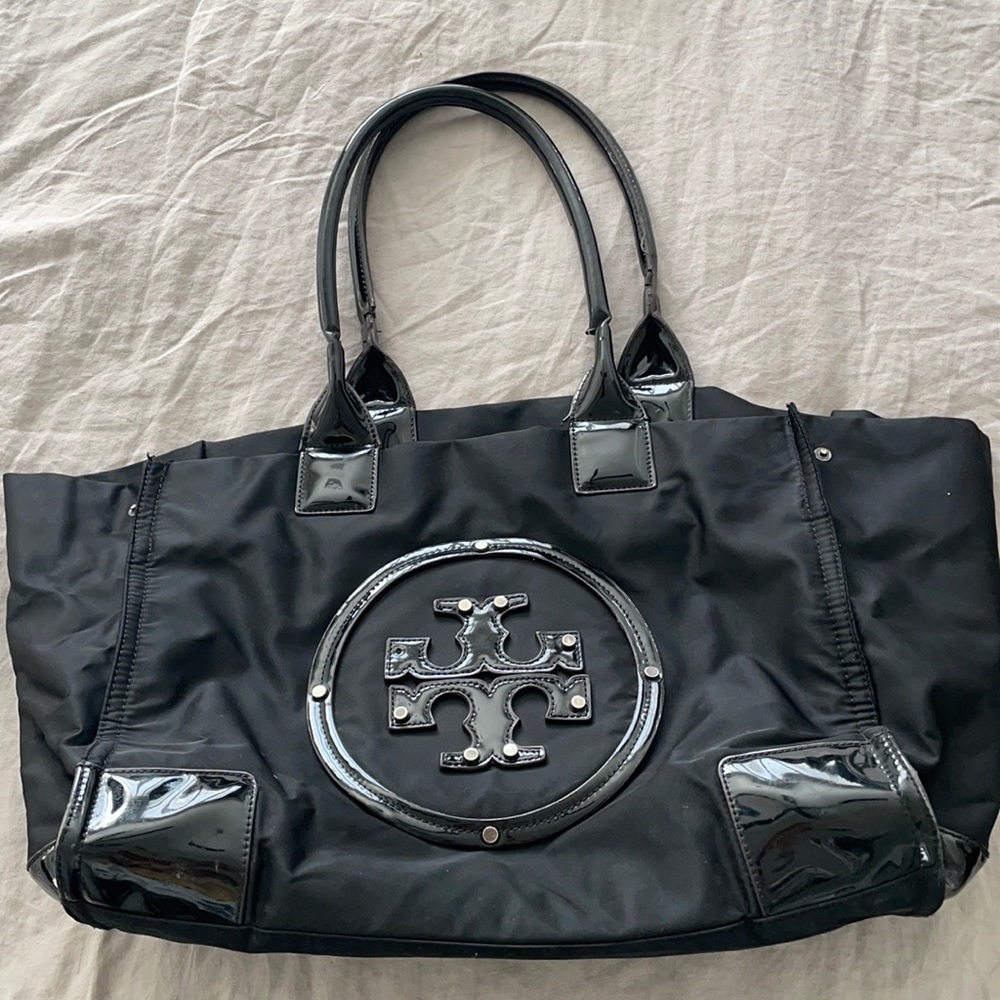 Used Tory Burch Nylon Weekender Tote